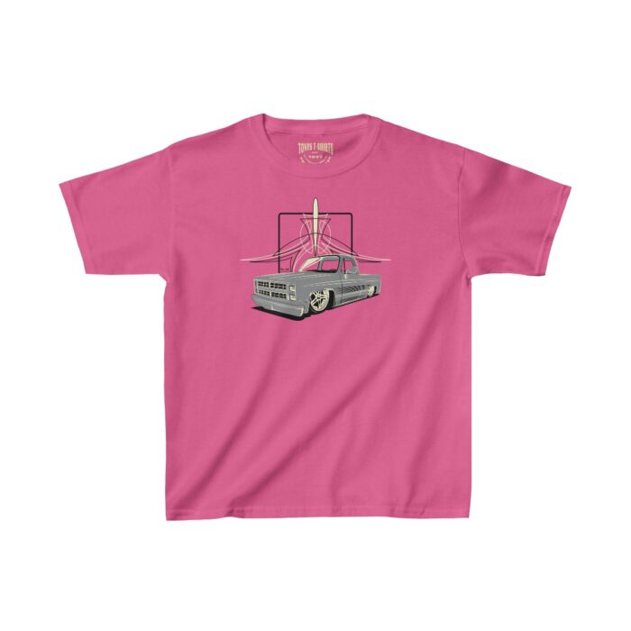 Square Body Pinstriping- Kids Heavy Cotton™ Tee - Image 9