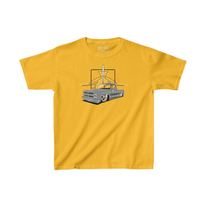 Square Body Pinstriping- Kids Heavy Cotton™ Tee - Image 5
