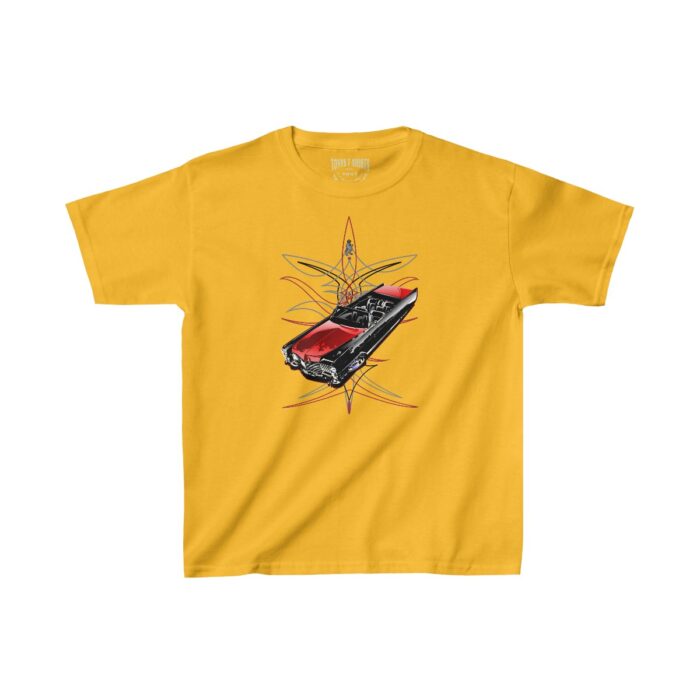 Cadi Pinstriping (jimmy Smith Design)- Kids Heavy Cotton™ Tee - Image 2