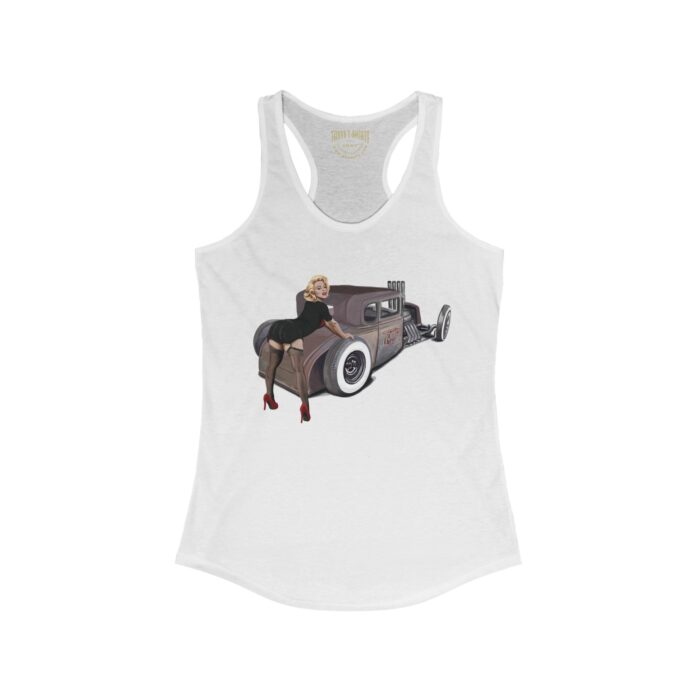 Tank Top - Rat Rod Pinup Hot Rod Design - Image 4
