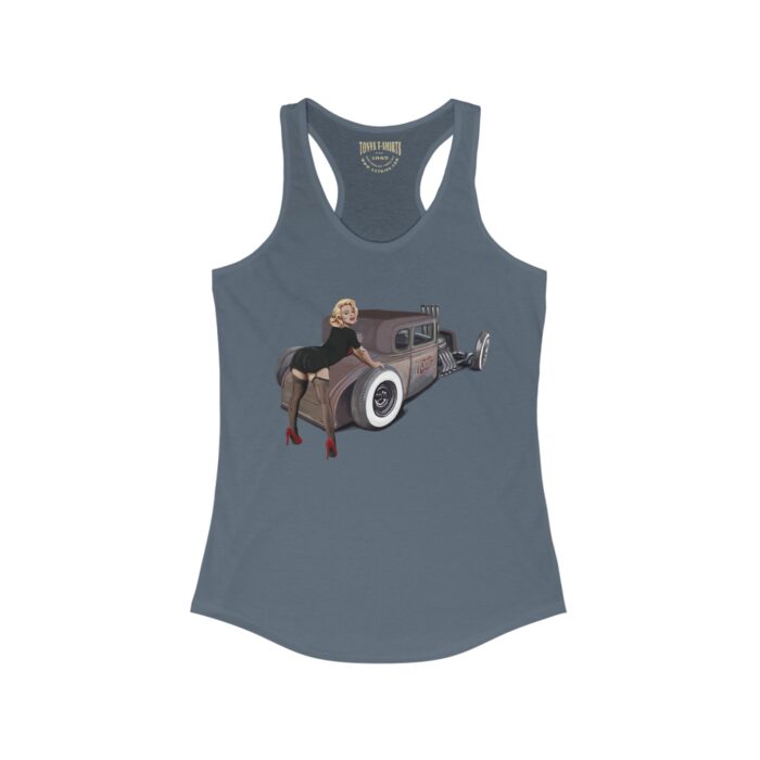 Tank Top - Rat Rod Pinup Hot Rod Design - Image 7