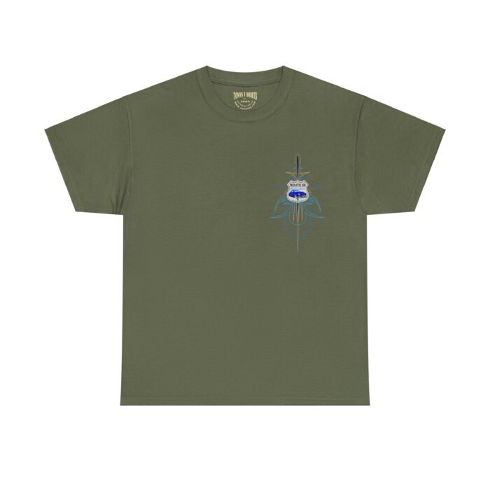 Route 50 Merc -Unisex Heavy Cotton Tee men's womans gift. - Image 17