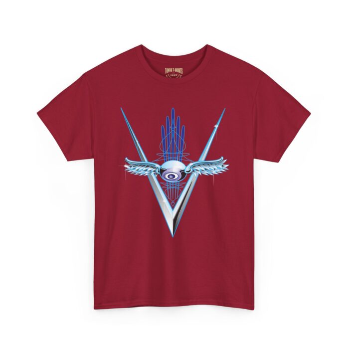 Chrome Eyeball trending Heavy Cotton Tee - Image 4