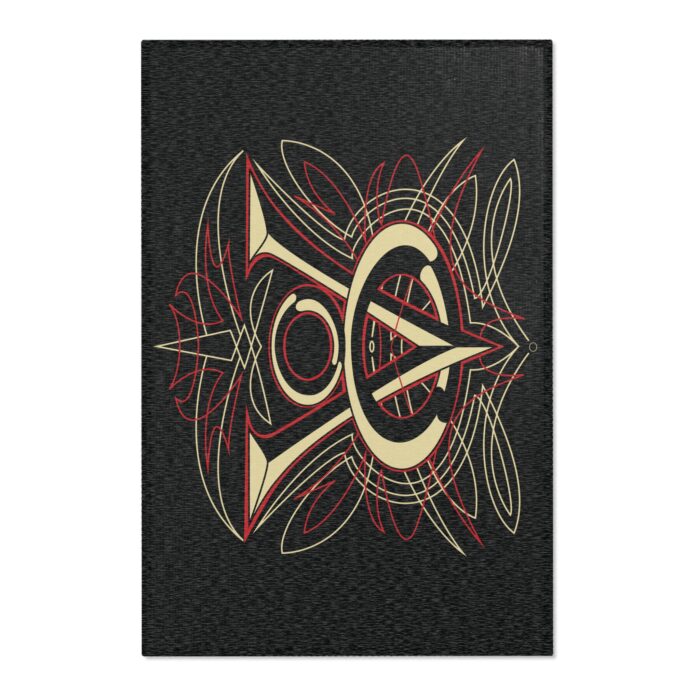 V8 logo with pinstriping Area Rugs - Image 5