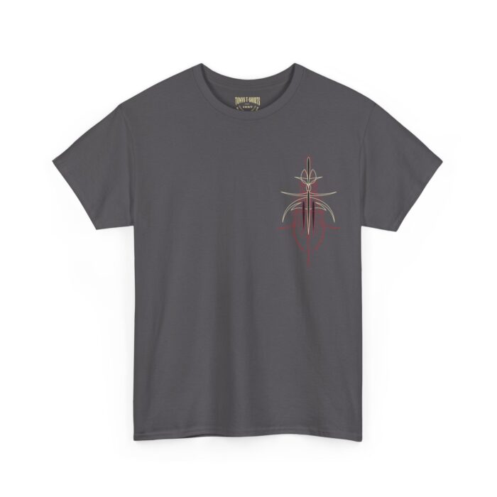 Red, Black trending Pinstriping Tee - Image 9