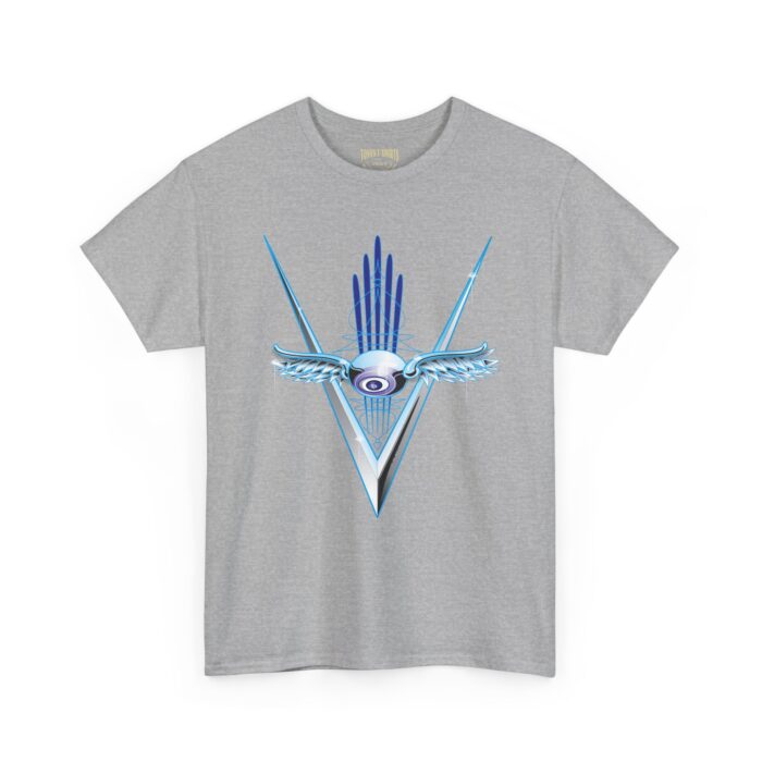 Chrome Eyeball trending Heavy Cotton Tee - Image 3
