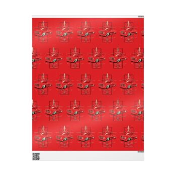 Red SquareBody with pinstriping Wrapping Papers