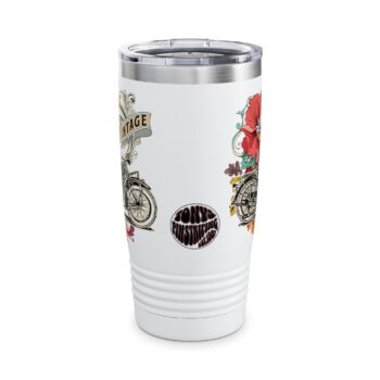 Vintage Motorcycle- Ringneck Tumbler, 20oz