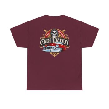 Cadi Daddy Logo, Unisex T-Shirt for Car Lovers, Vintage Car Tee, Father’s Day Gift, Retro Style Shirt, Dad & Daughter Matching Tee