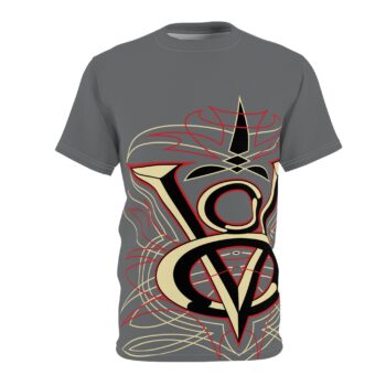 V8 Hot Rod Pinstriped Tee — Lowrider V8 Logo T-Shirt