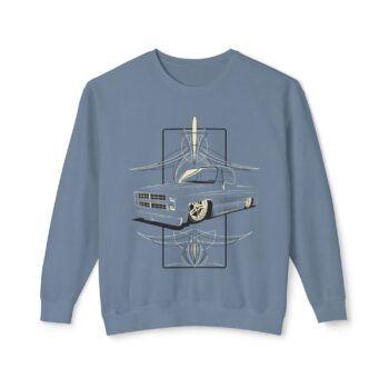Square Body C10 Retro Pickup Graphic Crewneck Sweatshirt — Classic Truck Retro Design