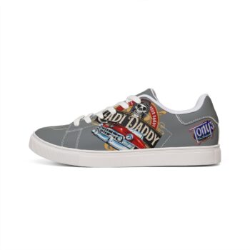Cadi Daddy Vintage Lowrider Pinstripe Leather Low-Top Sneakers