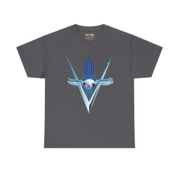 Hot Rod apparel low rider style chrome flying Von Dutch eyeball with pin striping