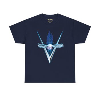 Lowrider Hot Rod T-Shirt — Chrome Eyeball Pinstriping Design