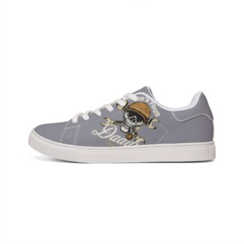 Who’s Your Daddy? Skull & Crossbones ‘Darn’ Leather Low-Top Sneakers