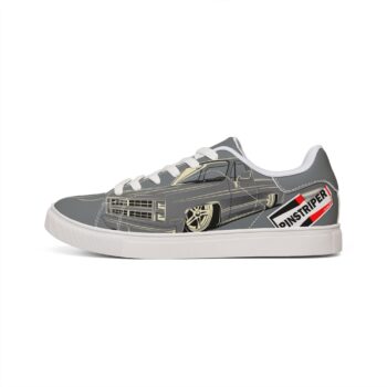 Squarebody C10 Vintage Lowrider Pinstripe Leather Low-Top Sneakers