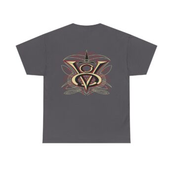 V8 Logo with pinstriping, Unisex Cotton Shirt, Casual Wear, Gift for Friends, Streetwear Fashion, Everyday Comfort