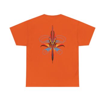Scroll pinstriping artistic Unisex Heavy Cotton Tee – Vibrant Graphic Shirt, Graphic Tee, Casual Wear, Unique Gift, Streetwear Style